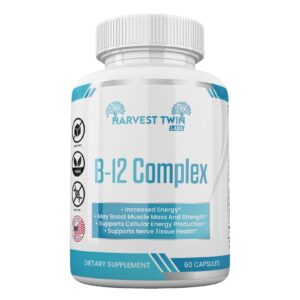 B-12 Complex Vitamin Supplement for Increased Energy & Vitality