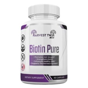 Biotin 10 000 mcg Capsules | Harvest Twin Labs