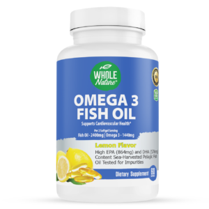 Whole Nature Omega 3 Fish Oil 2400mg