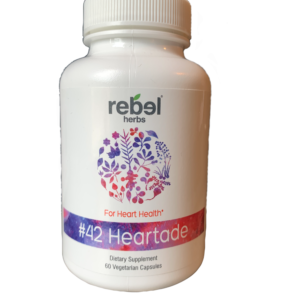Rebel Herbs Organic Heartade Vegetarian Caps - 60 Count