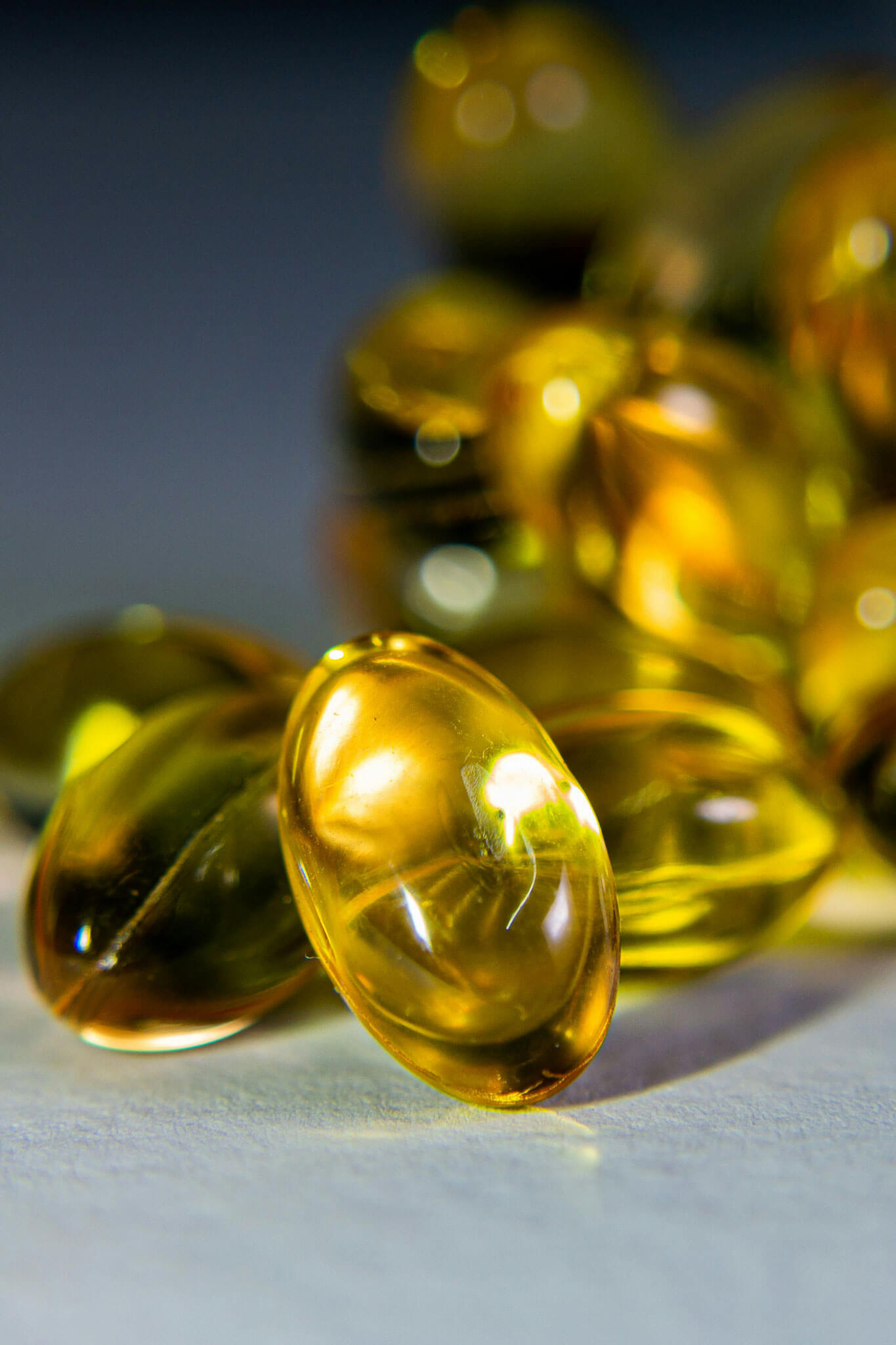 Close-Up Shot of Softgel Capsules